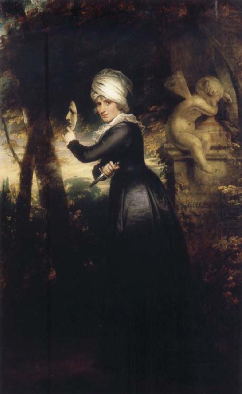 Sarah Siddons with the Emblems of Tragedy, Sir William Beechey